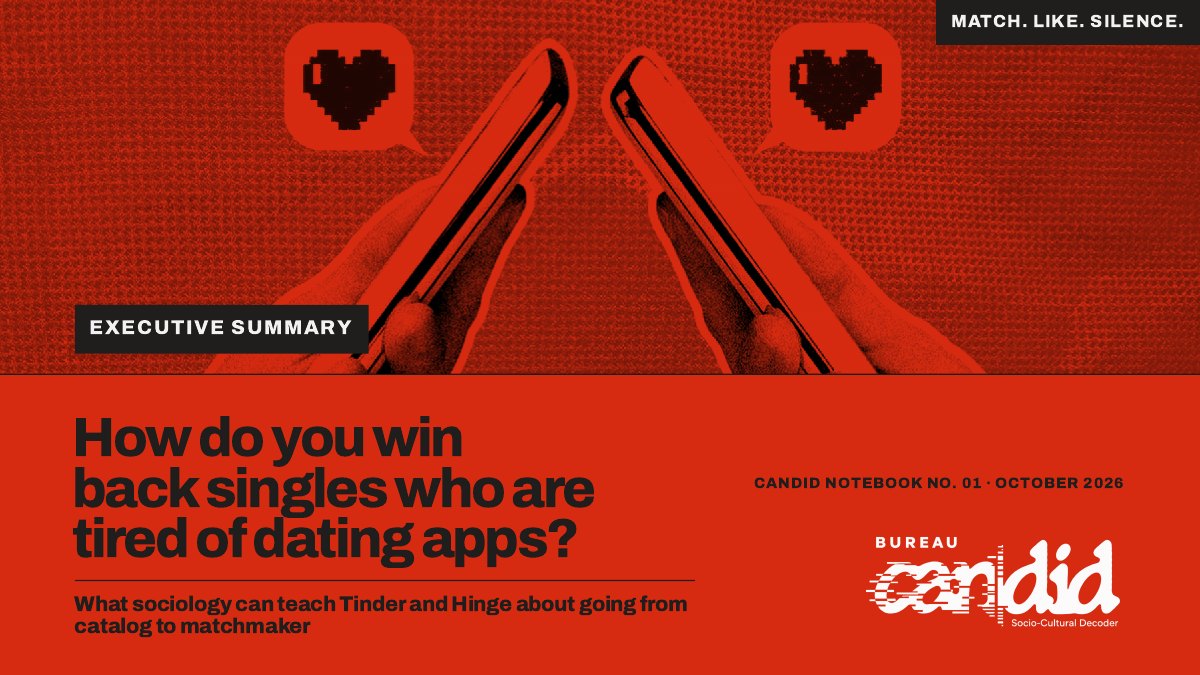Cover of the executive summary “How do you win back singles who are tired of dating apps?”
